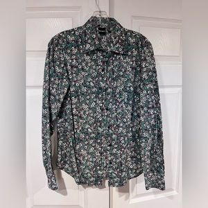 Cruel girl button up long sleeve shirt. Size small.